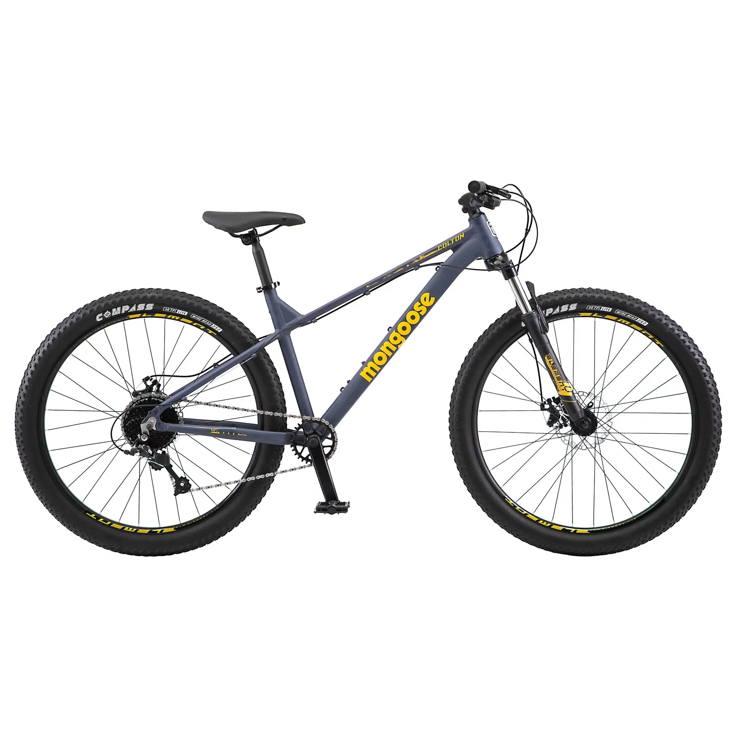 Mongoose Mongoose Colton Mountain Bike, 27.5-Inch Wheel, 7 Speeds, Slate Blue - Womvr