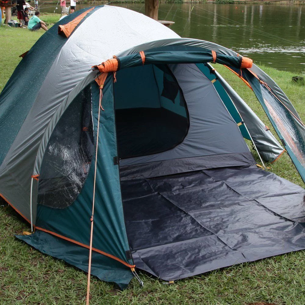 NTK Indy 4 to 5 Person Dome Family Camping Tent, 100% Waterproof, Easy Assembly and Full Coverage - Womvr