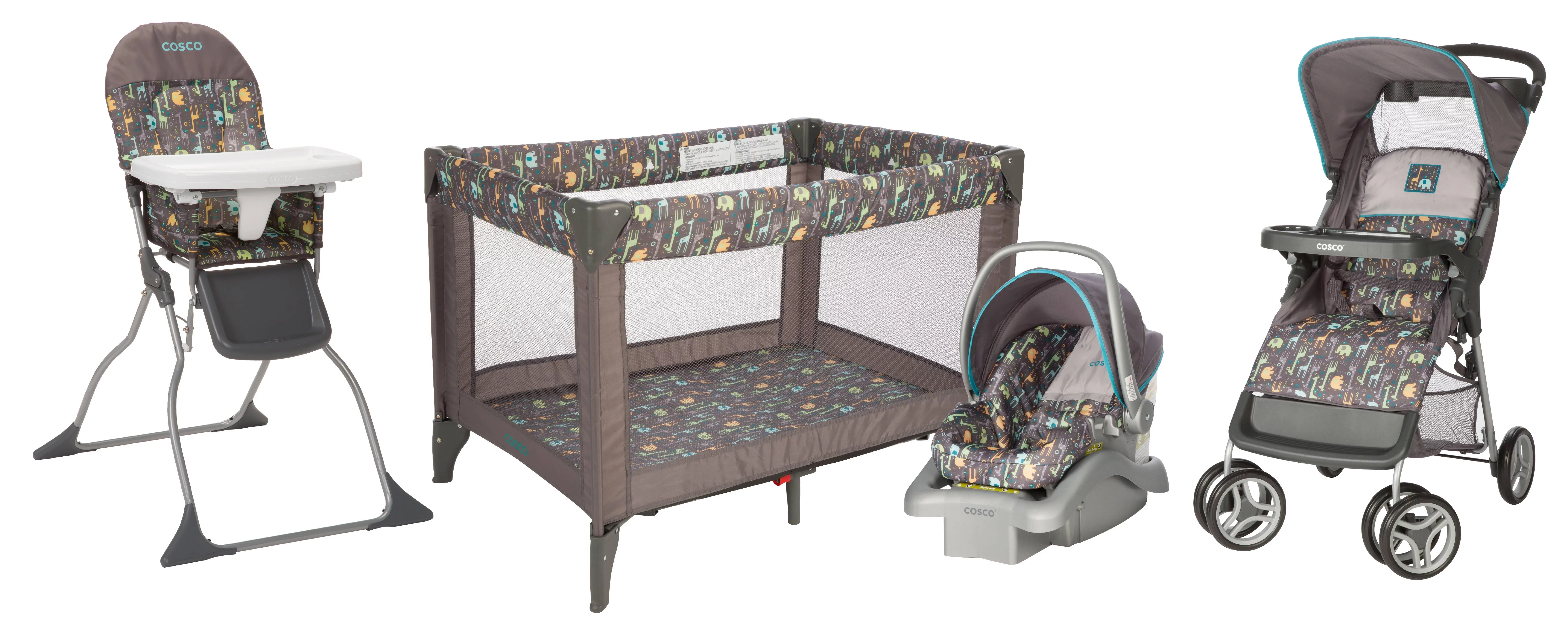 Cosco Kids Funsport Portable Compact Baby Play Yard, Zuri - Womvr