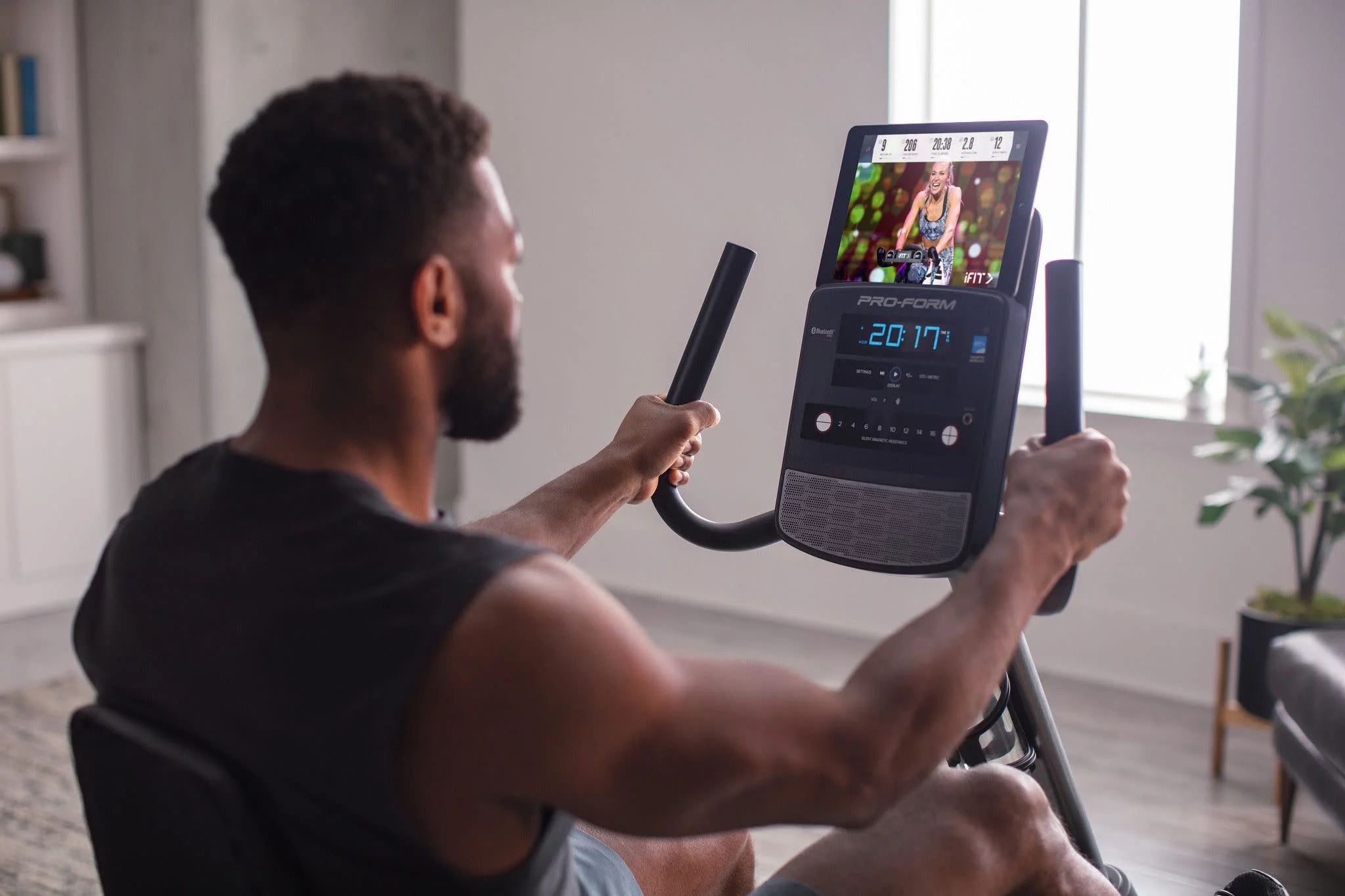 ProForm Cycle Trainer 400 Ri Stationary Exercise Bike, Compatible with iFIT Personal Training - Womvr