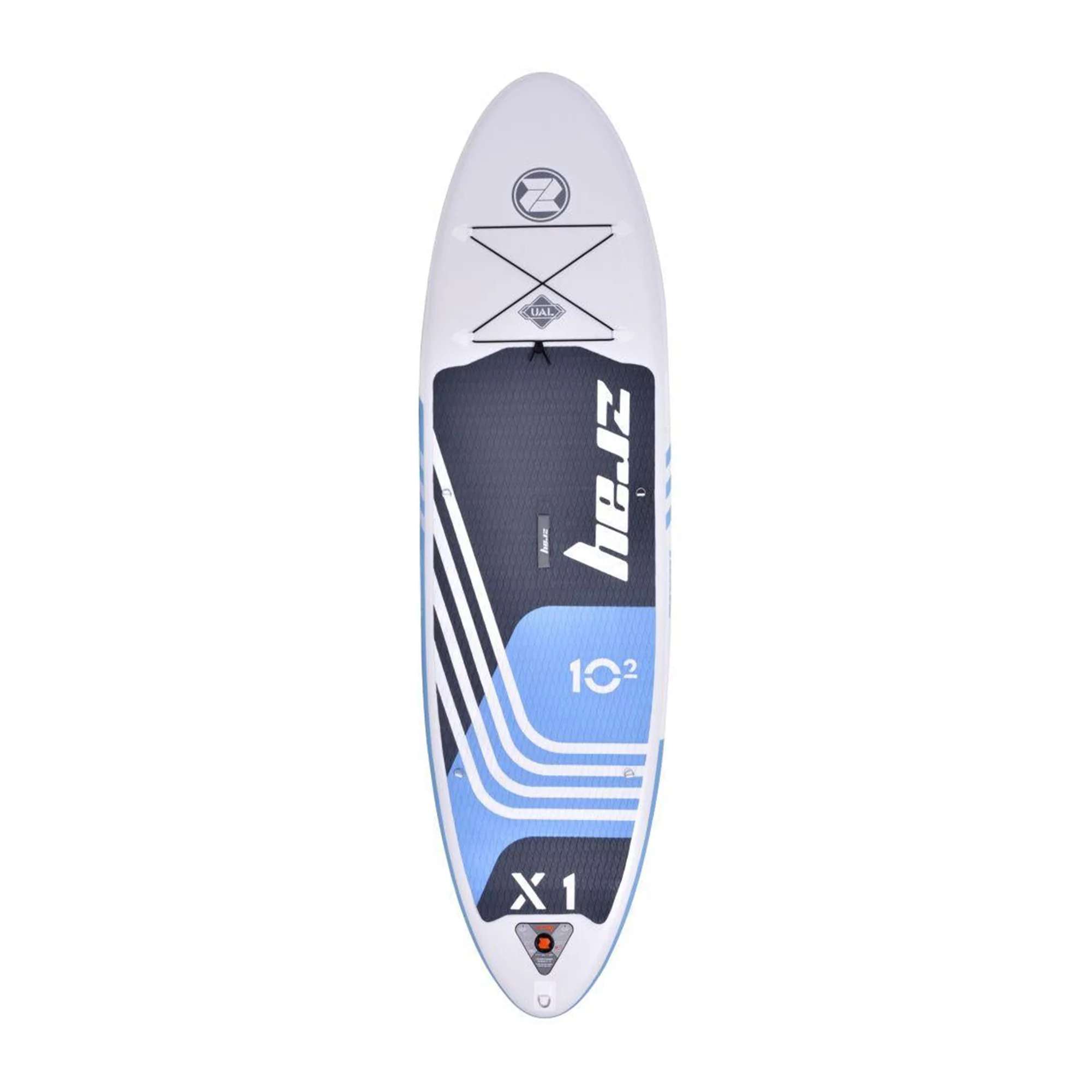 Zray 12 Foot X-Rider Epic X3 Inflatable SUP Paddle Board Kit, Blue/White - Womvr