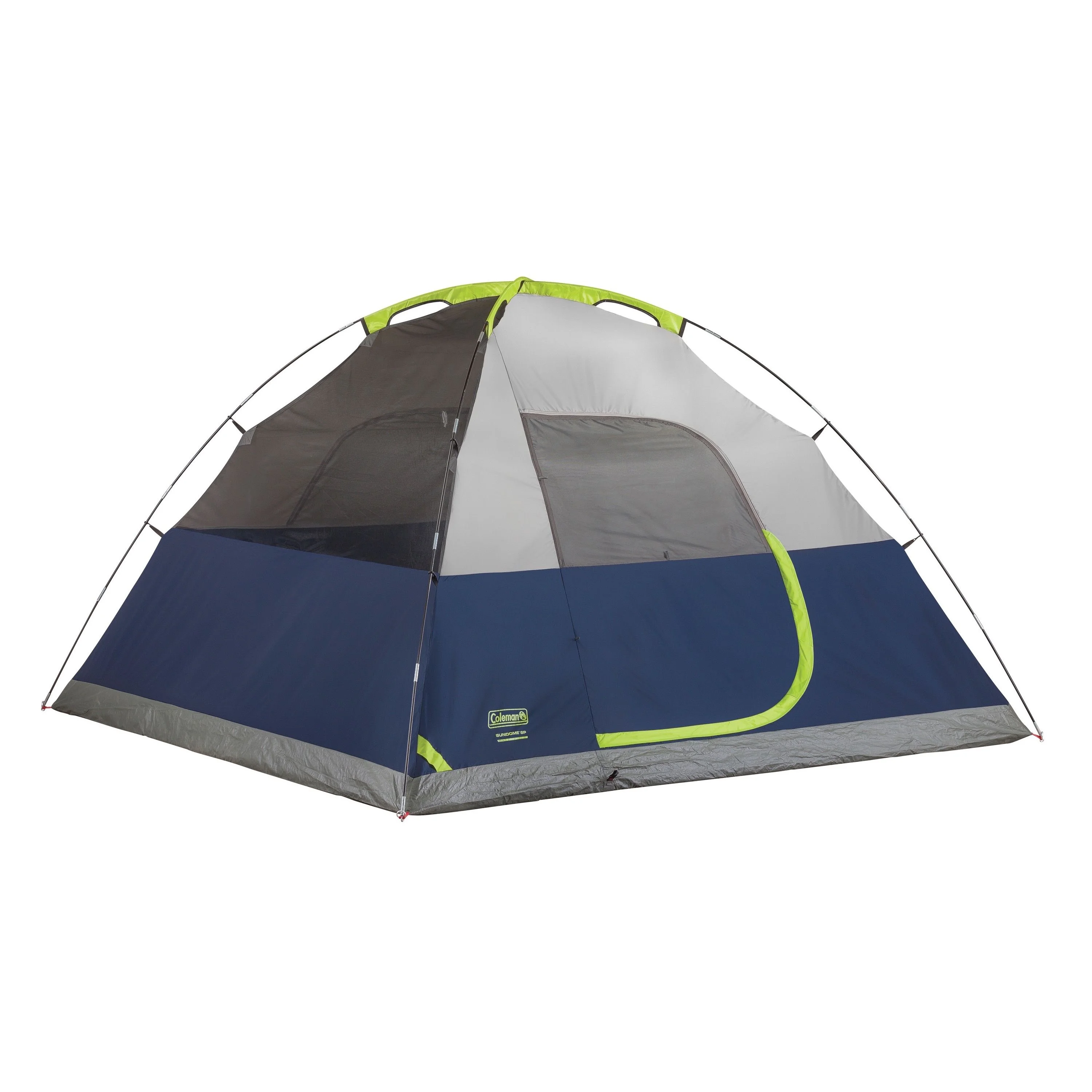 Coleman 6-Person Sundome Dome Camping Tent, Blue - Womvr