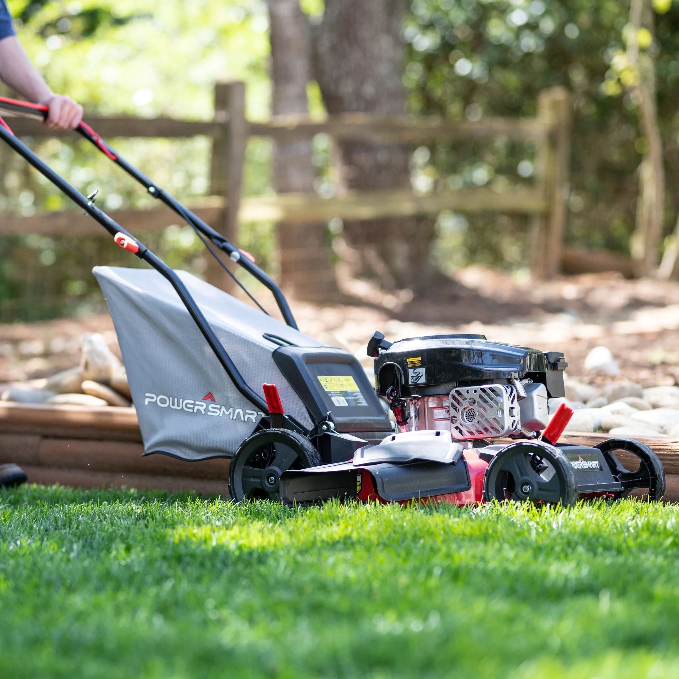 PowerSmart DB8617P 17 in. 3-in-1 Gas Push Lawn Mower - Womvr