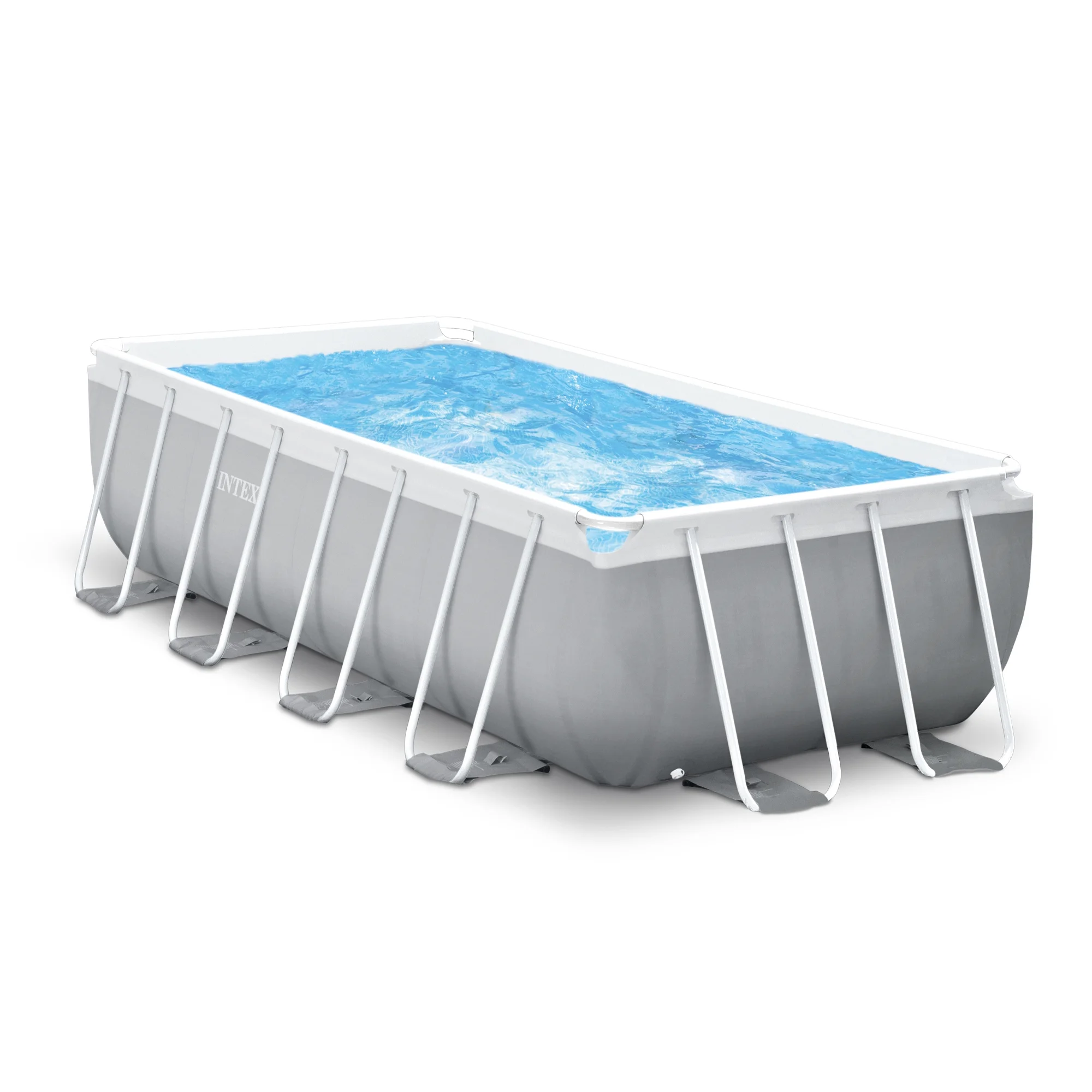 Intex 16Ft X 8Ft X 42In Prism Frame Rectangular Pool Set - Womvr
