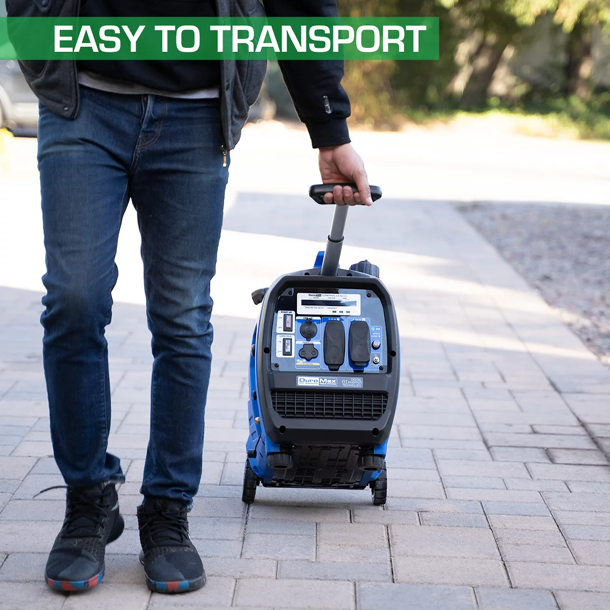 DuroMax XP2300iH 2,300 Watt Portable Dual Fuel Inverter Generator with CO Alert - Womvr