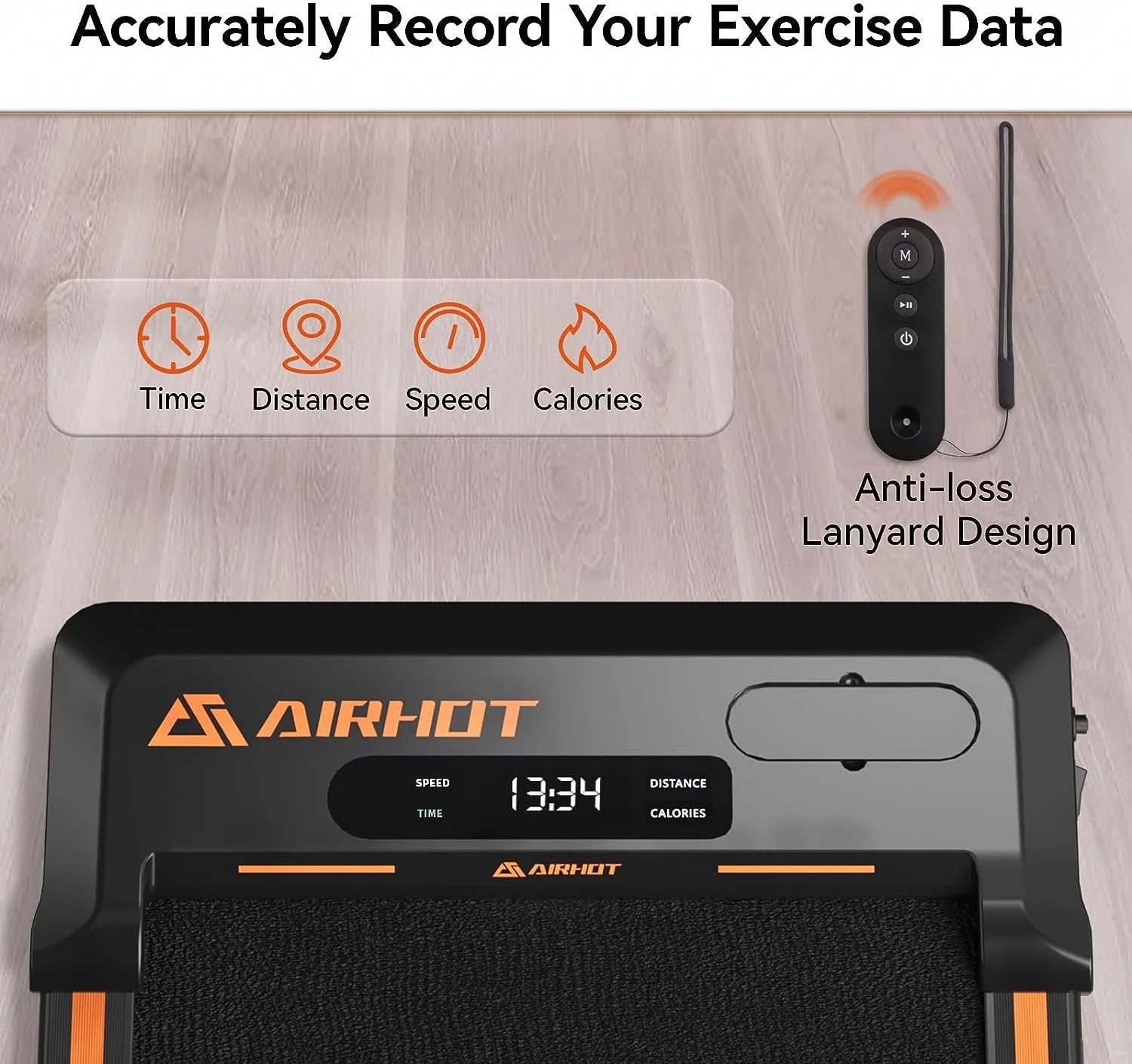 CoolHut 2.5Hp Walking Pad, Walking Area 2 in 1 Under Desk Treadmill,300lb Walking Treadmill with Remote Control and LED Display, Quiet, Compact & Small Treadmill for Home & Office, Black - Womvr