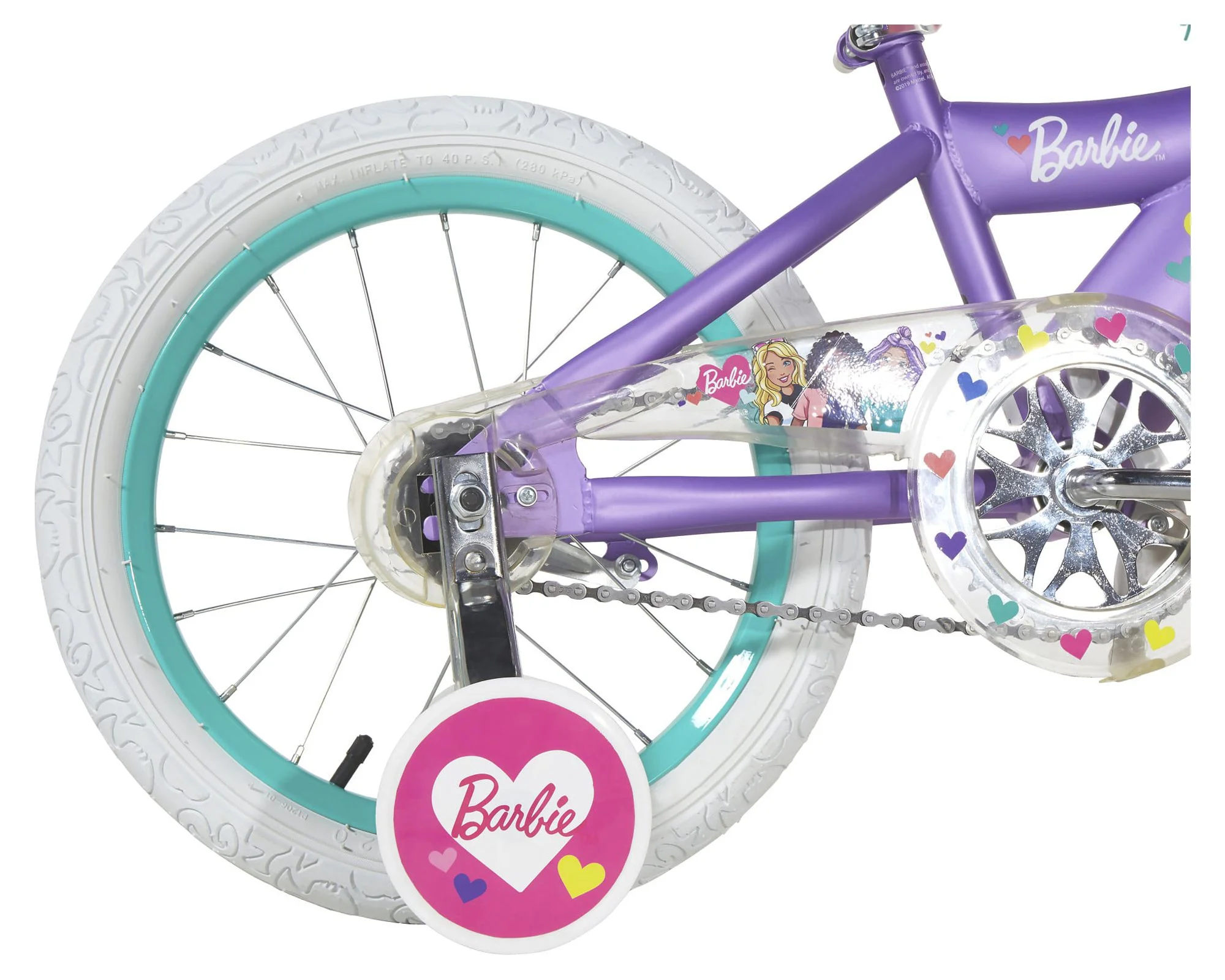 Dynacraft Barbie 16-Inch BMX Bike For Age 5-7 Years - Womvr