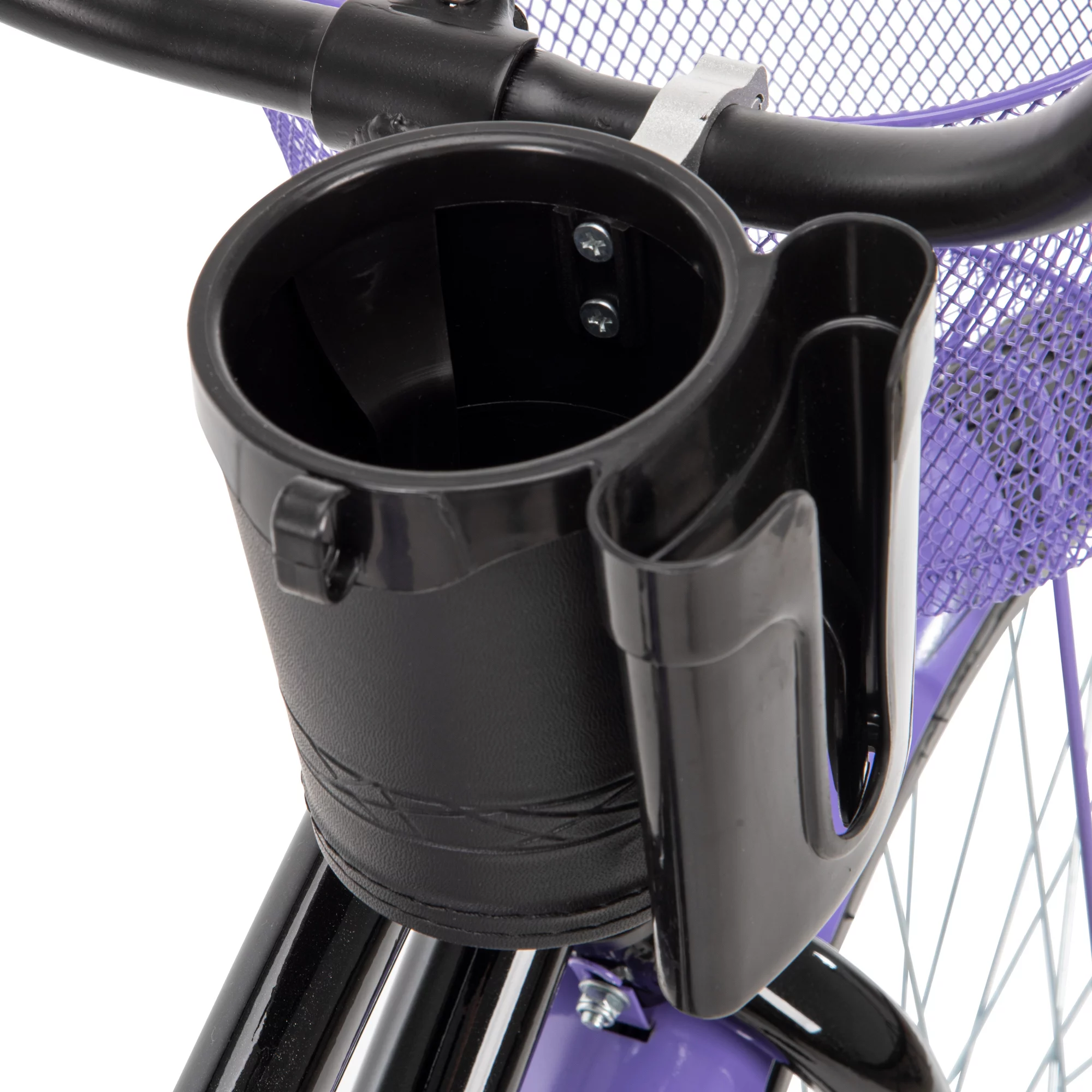 Huffy Carlisle 26-In. Cruiser Bicycle for Women, Black and Purple - Womvr