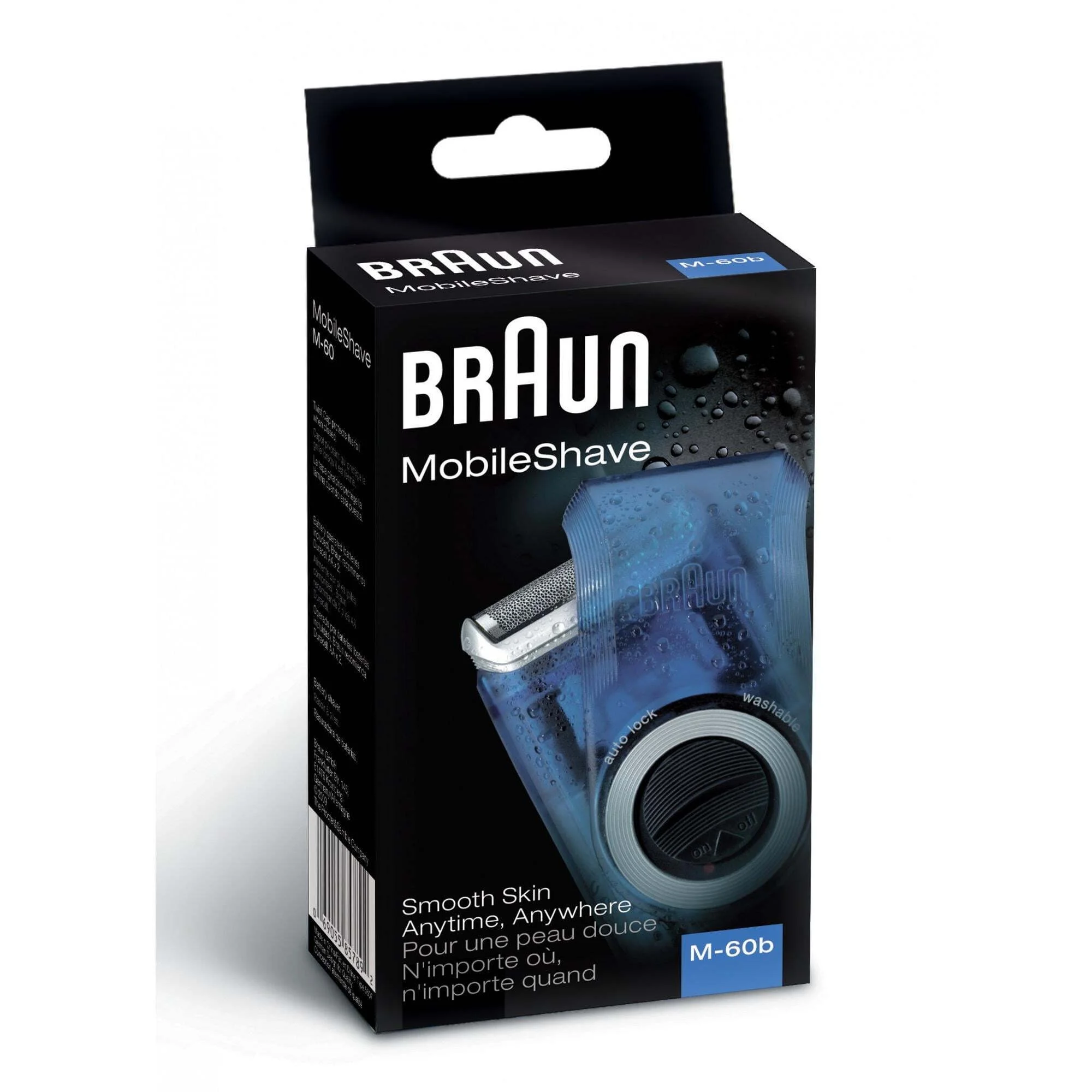 Braun M60b Mobile Battery Powered Electric Shaver for Men - Womvr