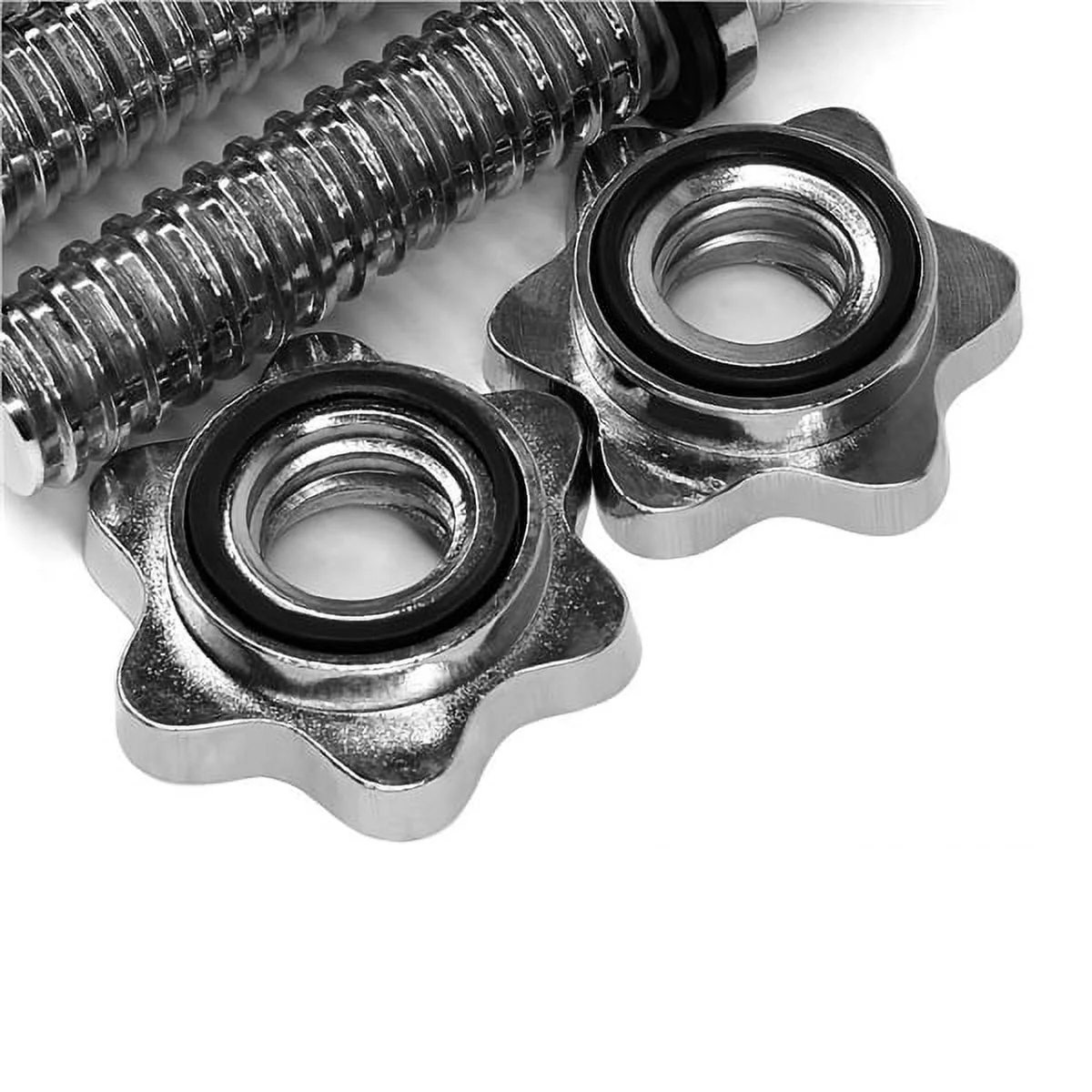 Renwick 55lb Barbell Dumbbell Weightlifting Set Black - Womvr