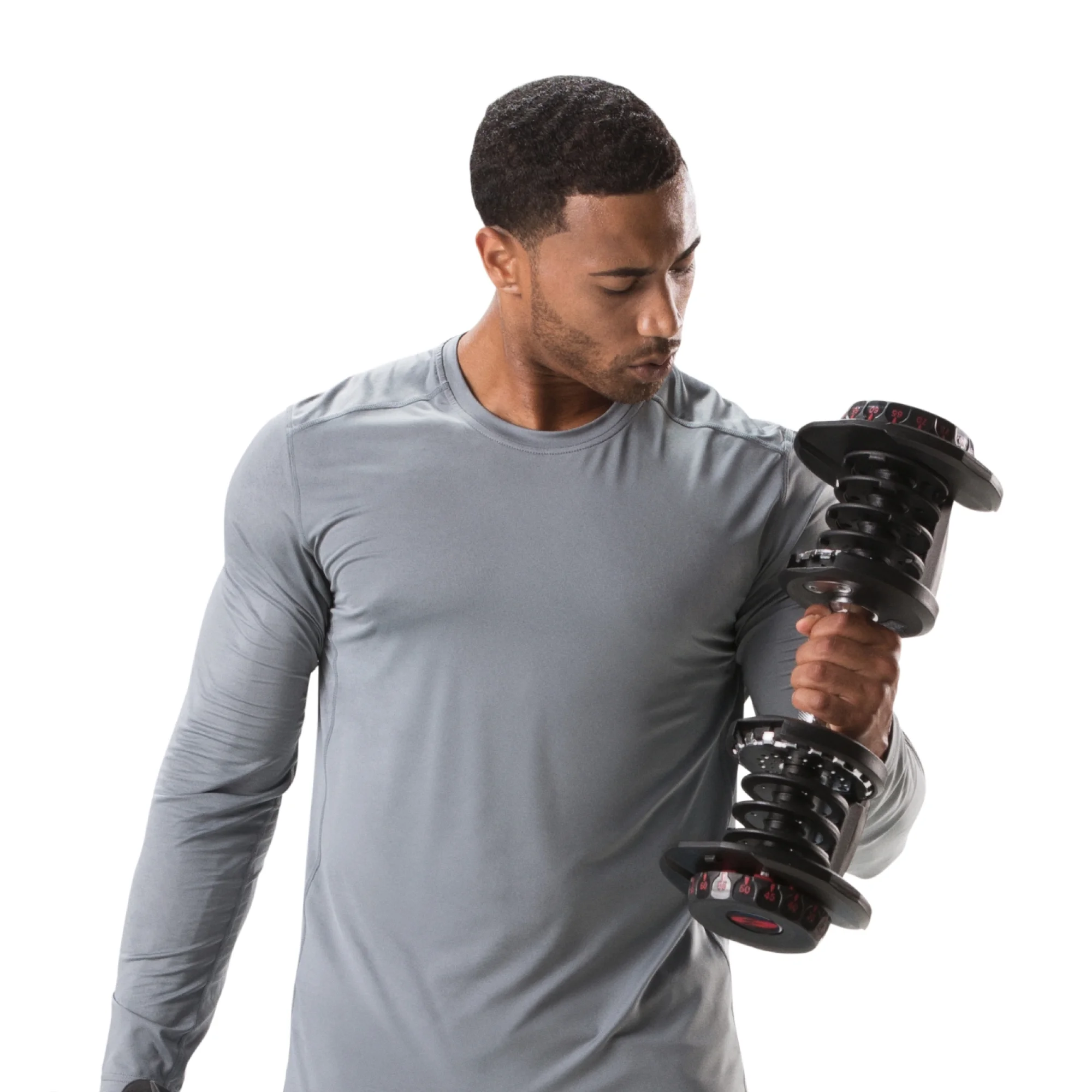 BowFlex SelectTech 1090 Adjustable Dumbbell (Single), Free 2-month JRNY Membership - Womvr