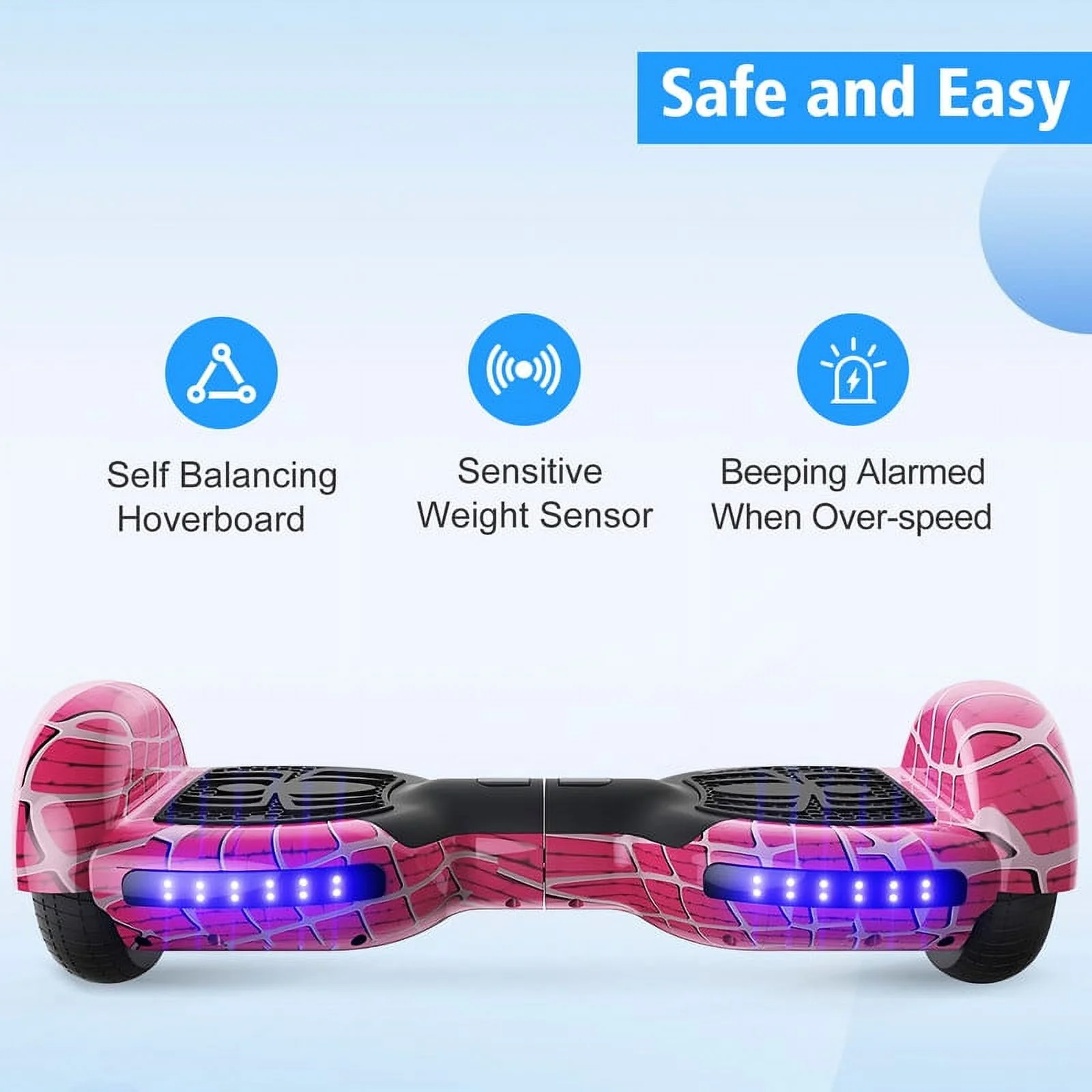JOLEGE Hoverboard Go Kart Combo, 6.5