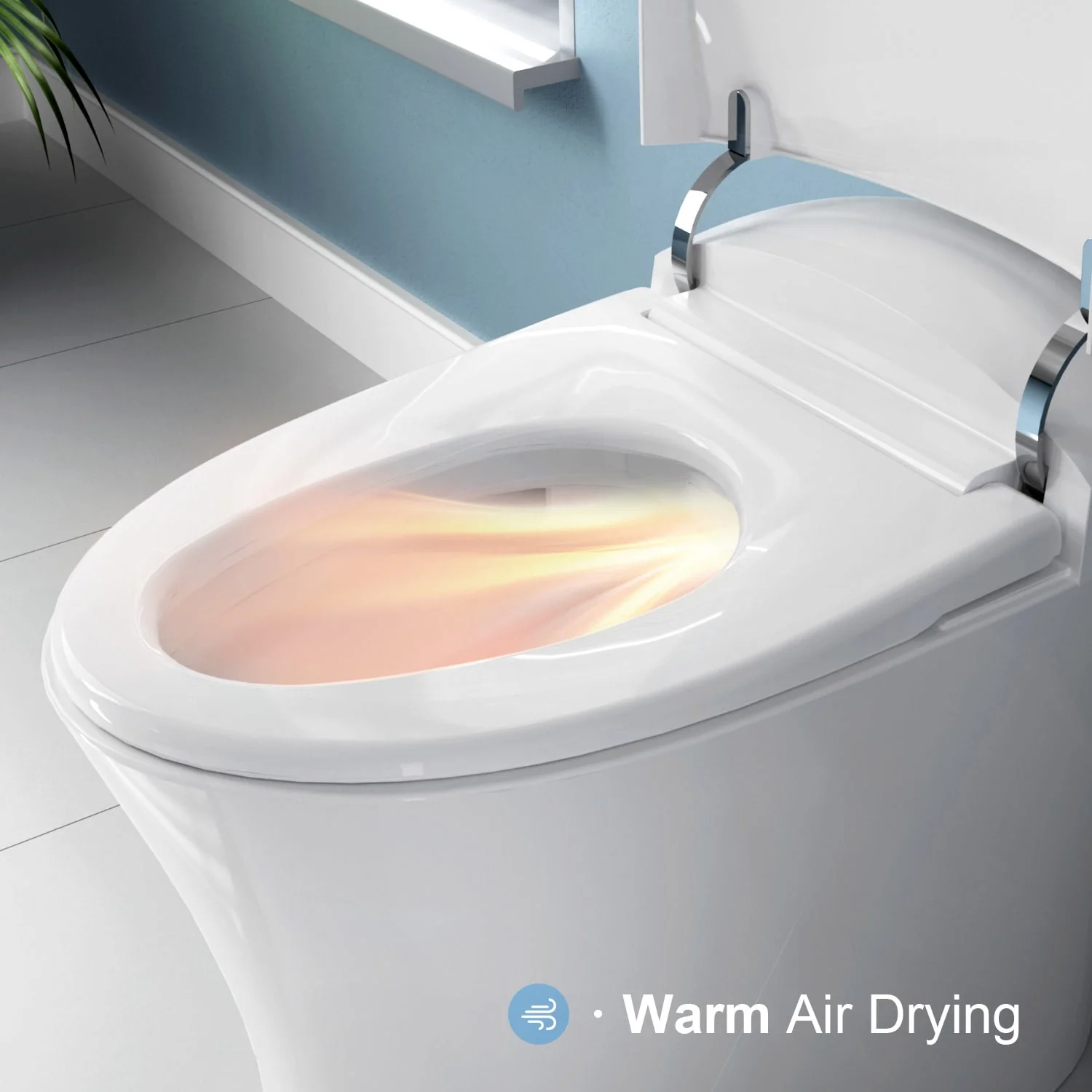 Horow Smart Toilet with Heated Seat, Automatic Power Flush Tankless,Ceramic One Piece Toilets for Bathroom - Womvr