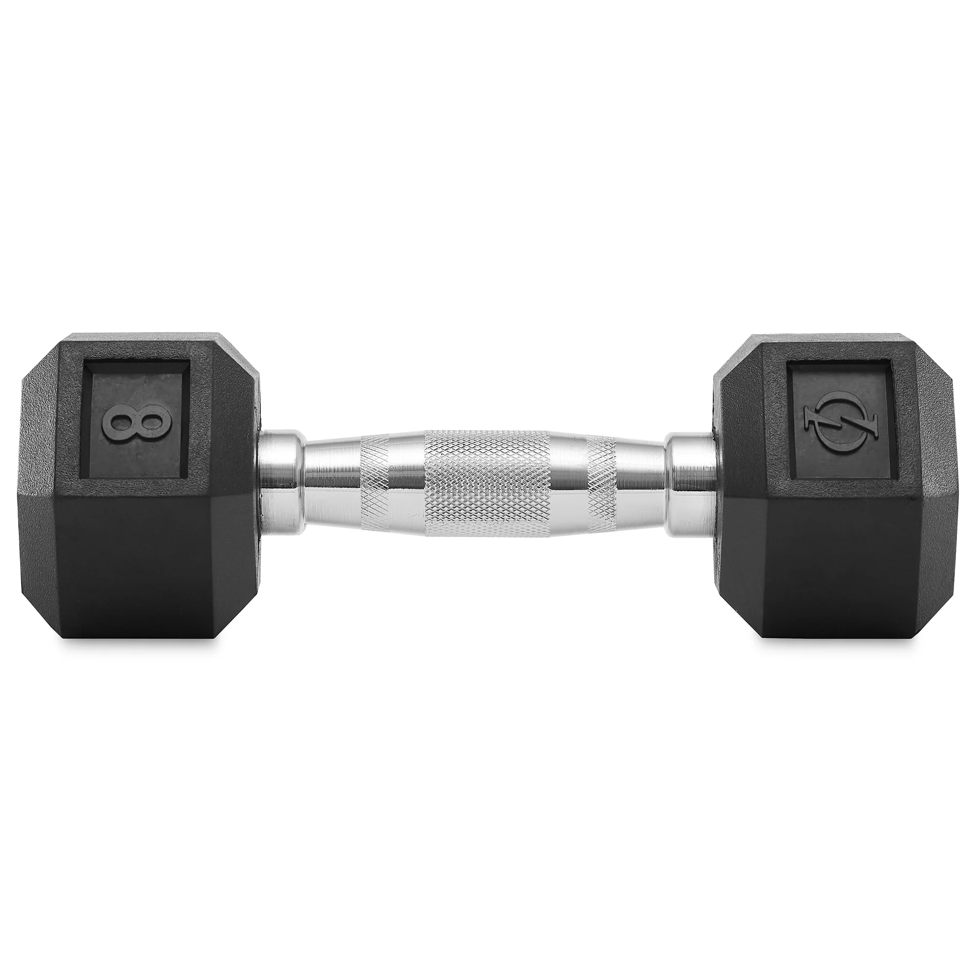 Philosophy Gym Rubber Coated Hex Dumbbell Hand Weights, 45 lb Pair - Womvr