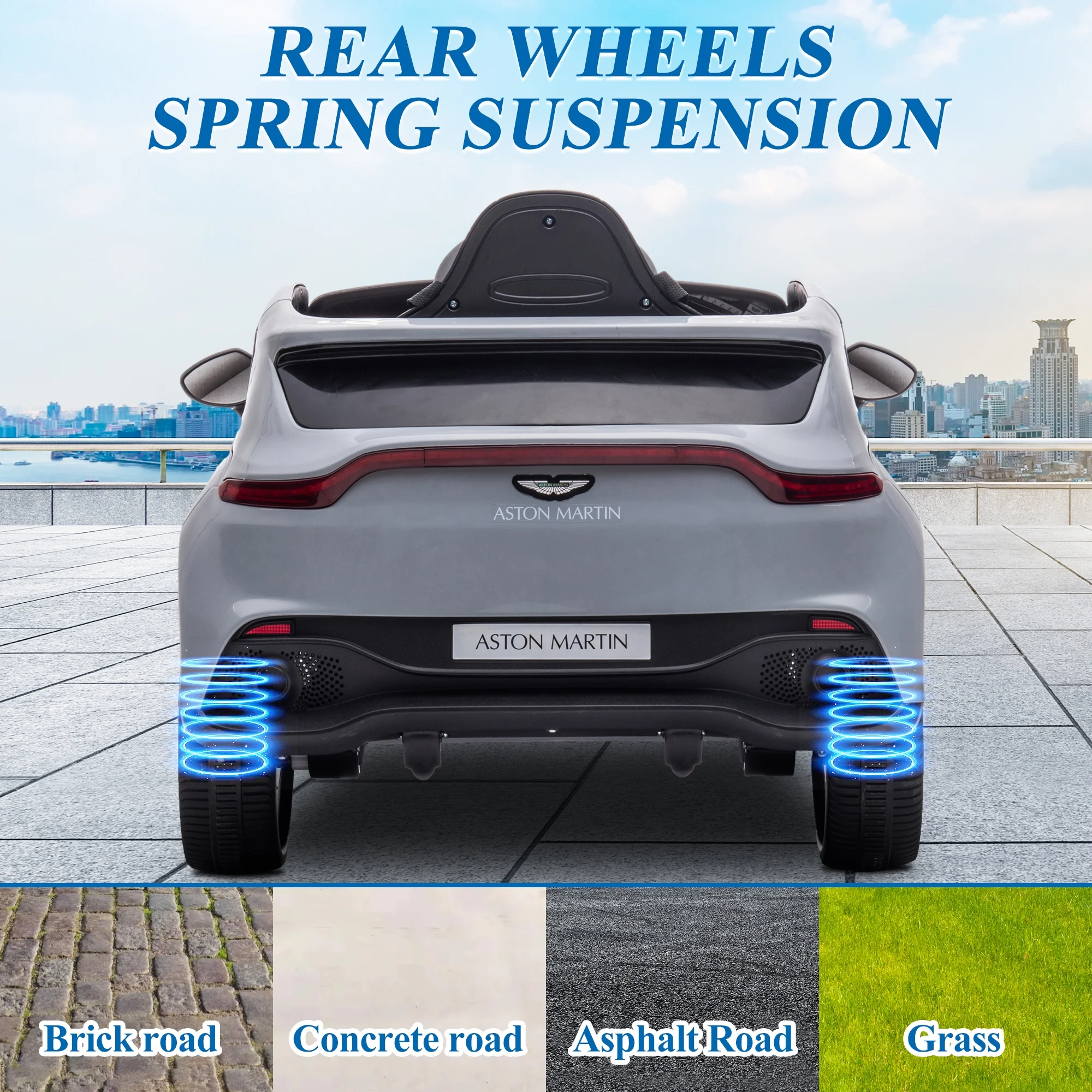 12V Ride on Car for Girls and Boys Licensed Mercedes Benz Electric Vehicle, MP3, Bluetooth, Ride On Toy for 3-5 Years Old, Red - Womvr