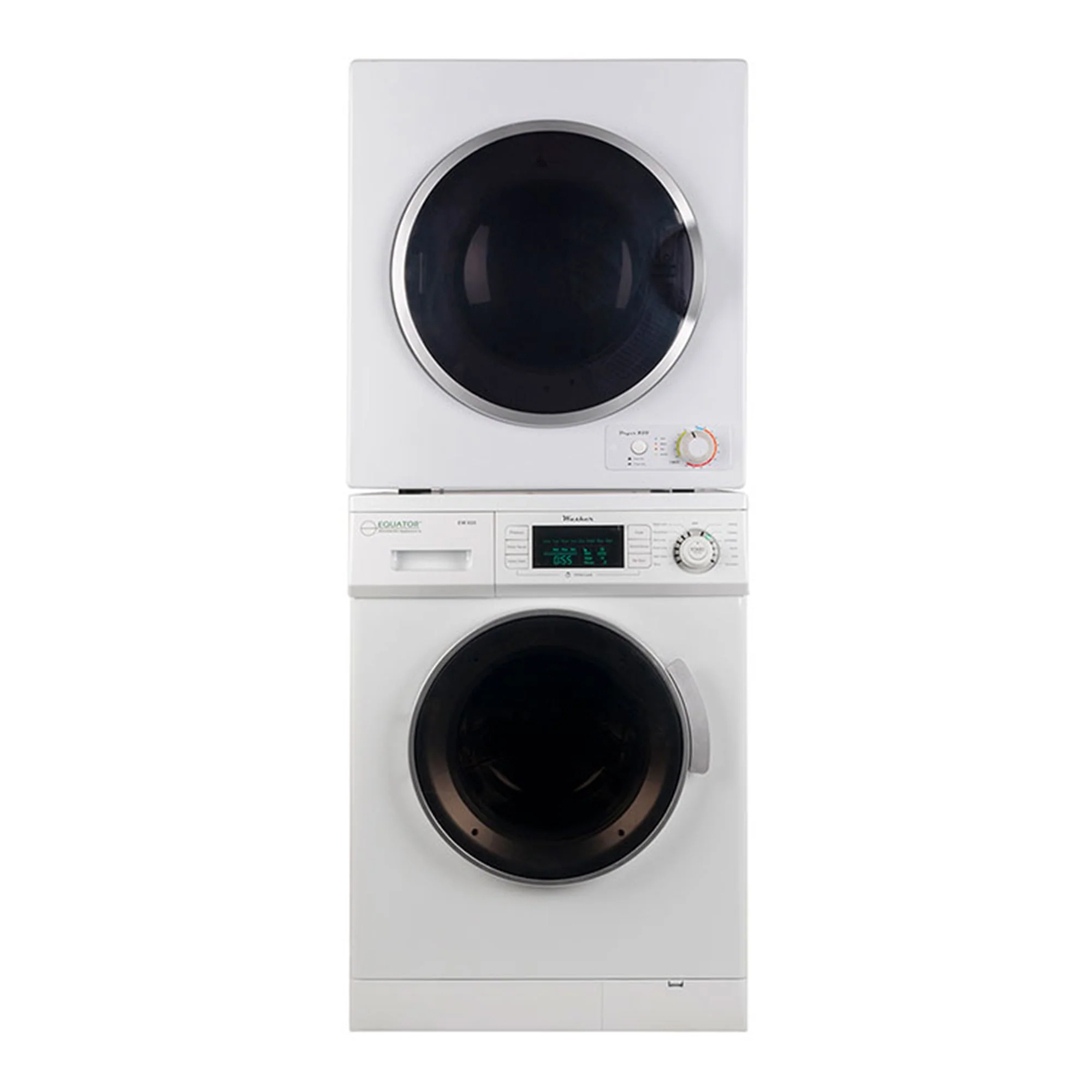 Equator Advanced Appliances EW 824 N-ED 850 Lavadora Compacta Apilable de Carga Frontal y Secadora Corta - Womvr