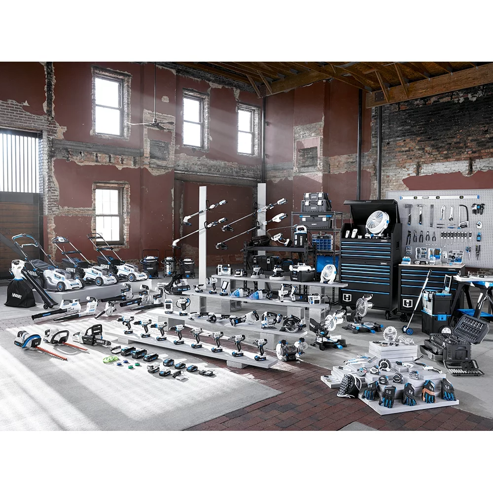 HART 20-Volt 13-inch String Trimmer/Edger (1) 20-Volt 4.0Ah Lithium-Ion Battery - Womvr