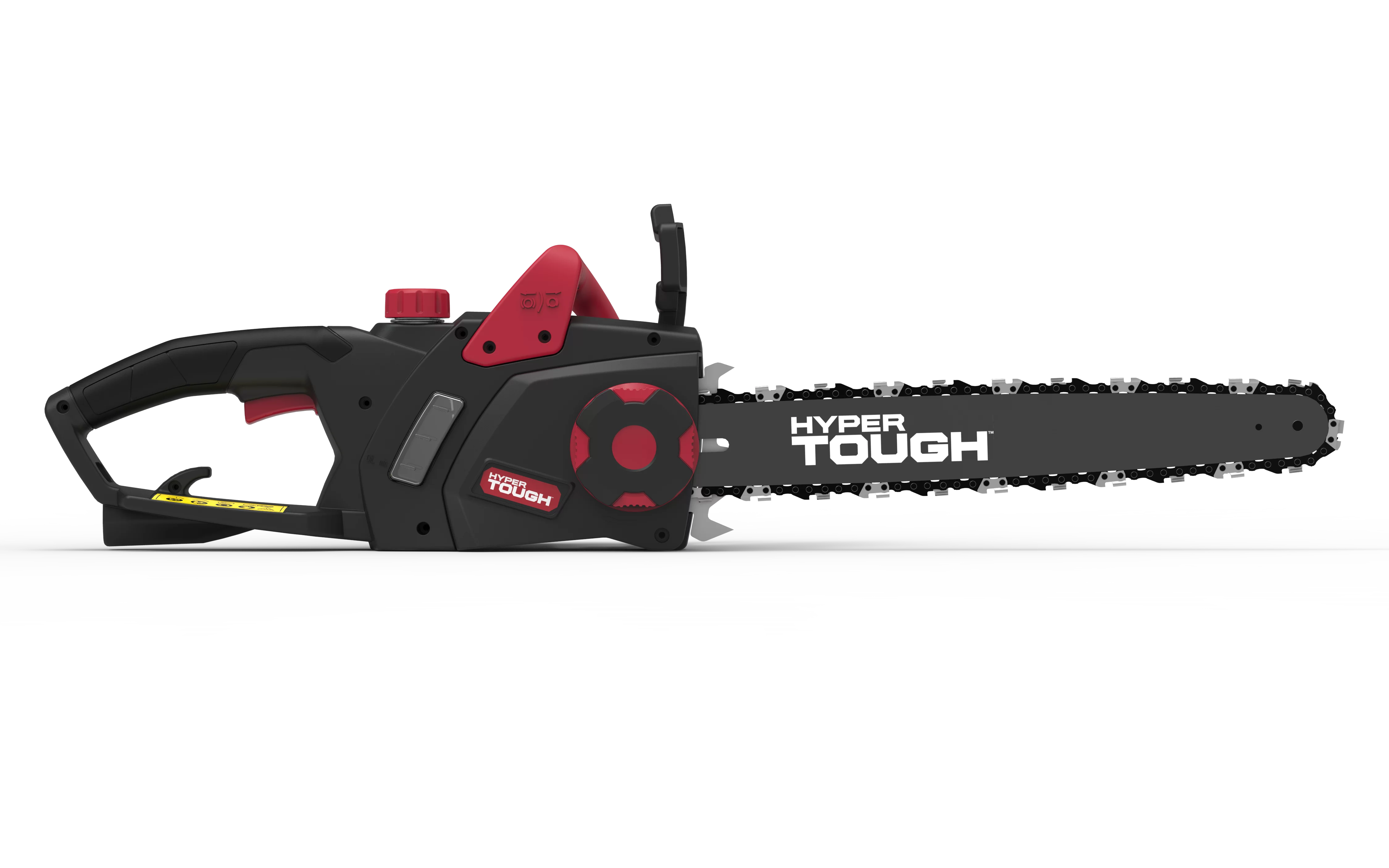 Hyper Tough 16-Inch Electric Chainsaw, 15-Amp Motor with Automatic Oiler, Tool-less Chain Tension, Metal Bucking Spikes included - Womvr
