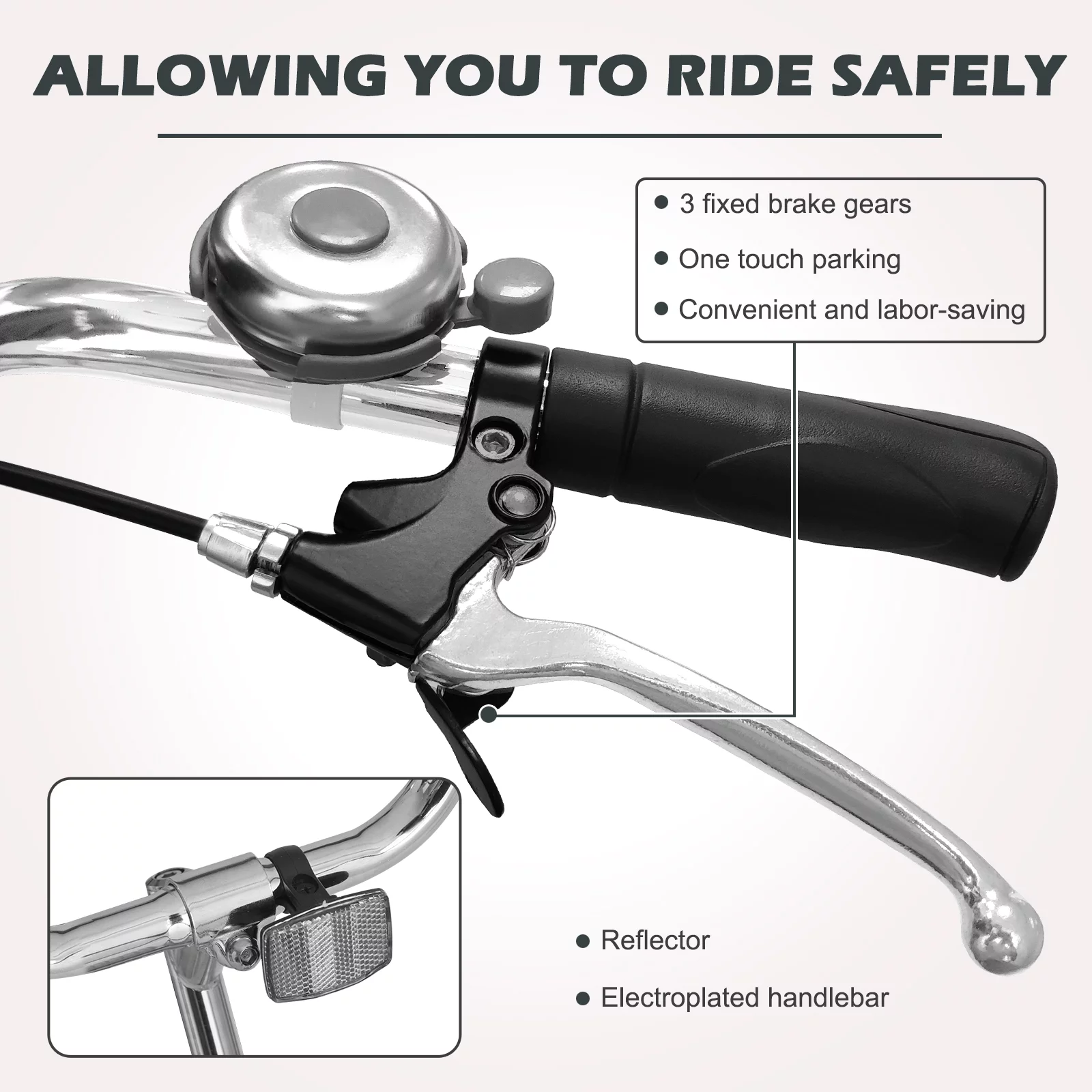 Lilypelle Adult Tricycles 7 Speed 20/24/26 Inch Three Wheel Bike Cruiser Trike with Low-Step Through Frame/Large Basket for Men, Women, Seniors - Womvr